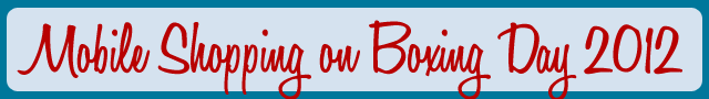 The 2012 Boxing Day Shopping Insights Infographic
